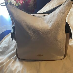 Coach Tan Leather Hobo Bag